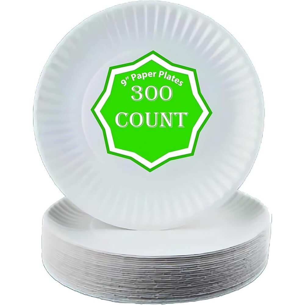 Perfect Stix Paper Plate by Kitchen Essentials, 9" (Pack of 300)